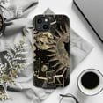thumbnail image 6 of Vintage Celestial Sun & Moon Phone Case, Retro Astrology & Space Collage Protective Cover for iPhone 16 15 14 13 12 11 Pro Max Plus Mini, 6 of 6