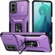 thumbnail image 1 of Funda para GANGXUN Motorola Moto G 5G 2024 - Soporte metálico, Función magnética, Morado, 1 of 5
