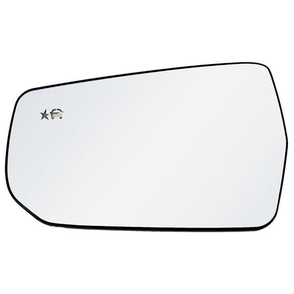 Rugged TUFF Driver Side Mirror Glass Replacement for 18-23 Chevy Malibu Blind Spot Monitor (BSM, Heat Defrost)