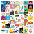 thumbnail image 2 of 60 piezas de notas para la lonchera escolar lindas tarjetas de notas alentadoras con tarjetas para la lonchera para niños escritas a mano 60 piezas/juego de tarjetas para el, 2 of 8