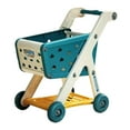 thumbnail image 4 of Mini Panier d'Achats Jouet Chariots d'Épicerie Jouet pour Filles et Garçons Ensemble de Jeu d'Imitation Bleu, 4 of 9