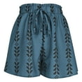 thumbnail image 4 of fheaev Flowy Shorts for Women Casual Boho Ruffle Tiered Skorts High Waist Mini Skirts Casual Beach Shorts Airport Travel Vacation Outfits, 4 of 6