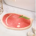 thumbnail image 3 of Ajauxi Cute Bath Mat for Bathroom, Cute Fun for Bathroom Fruit Bath Mat, Fruit Shaped Bathtub Rug Bathroom Tub Fun Plush Shower Rugs Washable Great for Home Shower Bathroom Use, 3 of 5