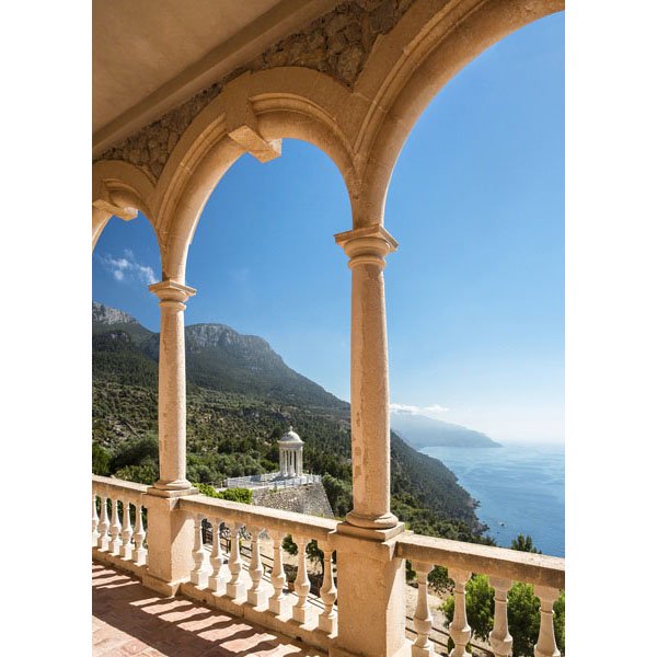 Ideal Décor Mallorca Island Wall Mural - Walmart.com