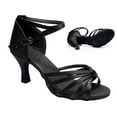 thumbnail image 5 of OUNONA 1 Pair of High Heeled Shoes with Knotted Strap for Lady Latin Dancing Black Size 39, 5 of 6