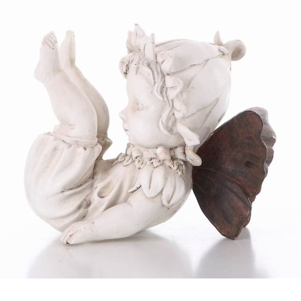 Hi-Line Gift Ltd Falling Down Baby Fairy Statue