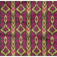 thumbnail image 4 of oneOone Organic Cotton Poplin Twill Fabric Stripe & Swirl Ikat Print Fabric BTY 42 Inch Wide, 4 of 4
