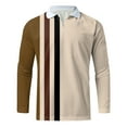 thumbnail image 4 of Vedolay Polos for Men Knit Polo Shirts Casual Long Sleeve Lightweight Golf Shirts Khaki,XL, 4 of 5