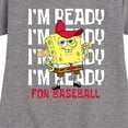 thumbnail image 3 of SpongeBob SquarePants - Ready For Baseball - Toddler And Youth Girls Fleece Dress, 3 of 6
