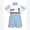 Blue, variant on IDOPIP Baby Race Car Driver Outfit Boys Girls 1st 2nd 3rd 4th Birthday Cake Smash Photoshoot Clothes Short Sleeve Racer Romper 12-18Months Red