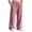 Pink, variant on Men's Sweatpants Loose Striped Straight Leg Sweatpants For Men Elastic Waisted Wide Leg Pants Men's Drawstring waist Pants