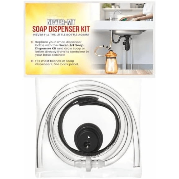 The Original Soap Dispenser Conversion Kit - Made in The USA - Kitchen Sink Extension Tube Kit - Never Fill The Little Bottle Again!$$Tools & Hardware Other
