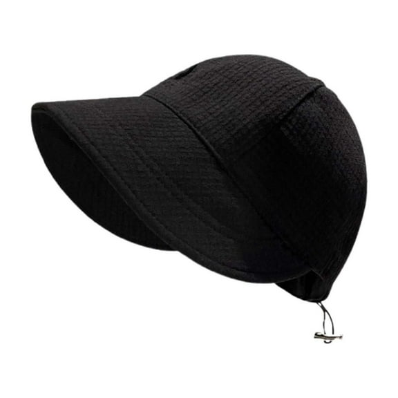 Fgnfyis Autumn Winter Women's Hat with Ear Warm Fisherman Style Cap for Cold Weather Black One Size