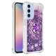 thumbnail image 2 of Funda para Samsung Galaxy A25 5G con Brillo Líquido Flotante, Purpurina, Parachoques y Anillo Giratorio Soporte, 2 of 5