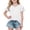 White, variant on Girls Ruffled Short Sleeve T Shirts V Neck Solid Color Pullover Tops Summer Ute Stylish Casual Loose Blouse (11-12 Years, Purple)