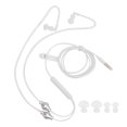 thumbnail image 1 of Air Tube Headset, Phone Headset Air Tube Earphone Earbuds Wired Headphones With 2 X Pair Of Spare Earplug For Air Tube Headphone White,Black, 1 of 8