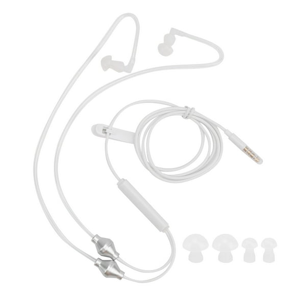 Wired Headphone, Air Tube Earphone Air Tube Headset  For Air Tube Headphone White,Black
