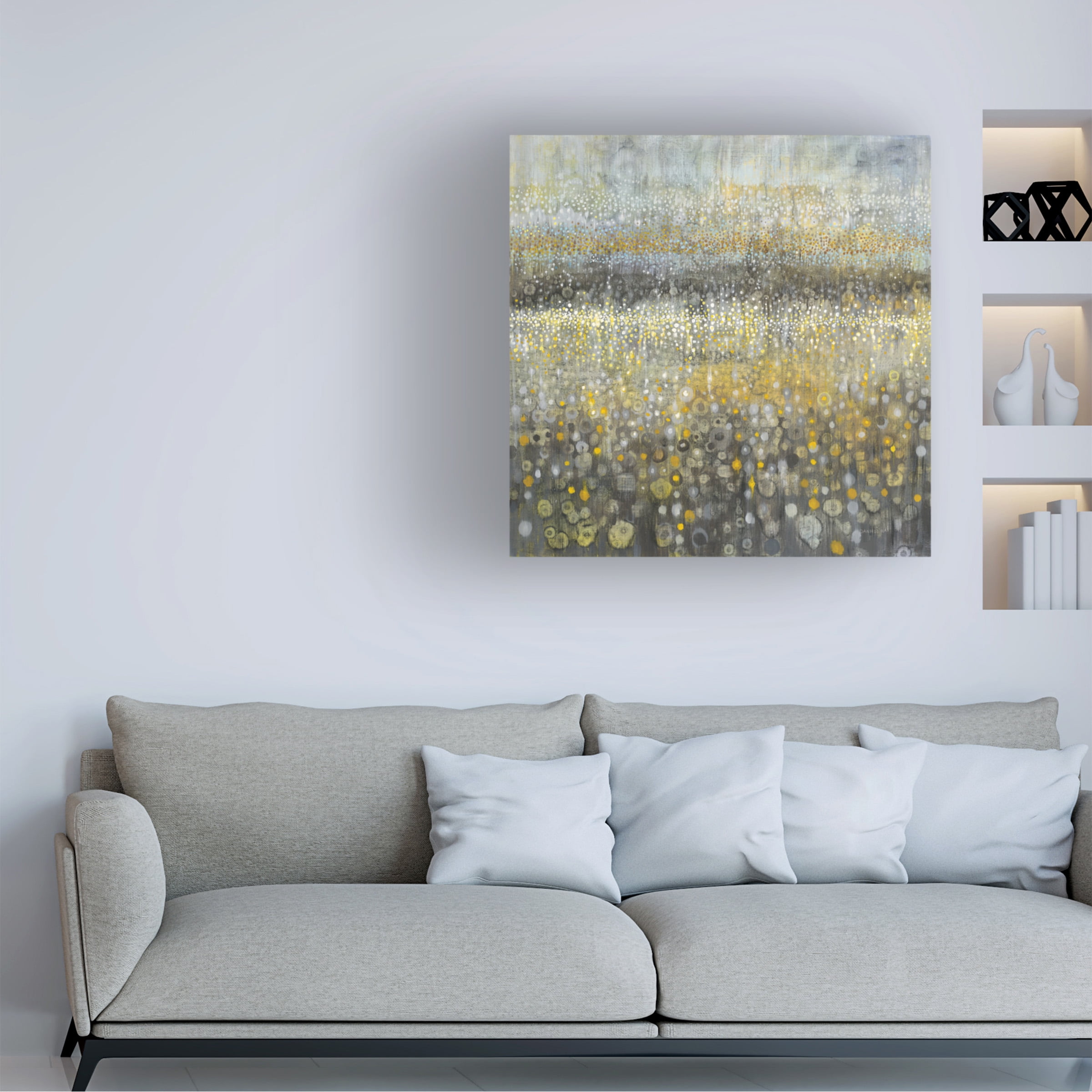 Trademark Fine Art 'Rain Abstract II' Canvas Art by Danhui Nai
