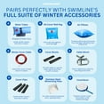 thumbnail image 7 of Swimline Hydrotools Silver King Winter Pool Cover for 12 x 28 Ft Above Ground Oval Pools, 7 of 7