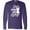 Purple, variant on Inktastic Hunting Girls Hunt Too Only Prettier with Doe and Arrow Long Sleeve T-Shirt