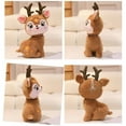thumbnail image 5 of FeiFu Christmas Reindeer Plushes Deer Doll Stuffed Christmas Decoration Gift Soft Fabric Cute Design Suitable for Home Holiday Decor, 5 of 6