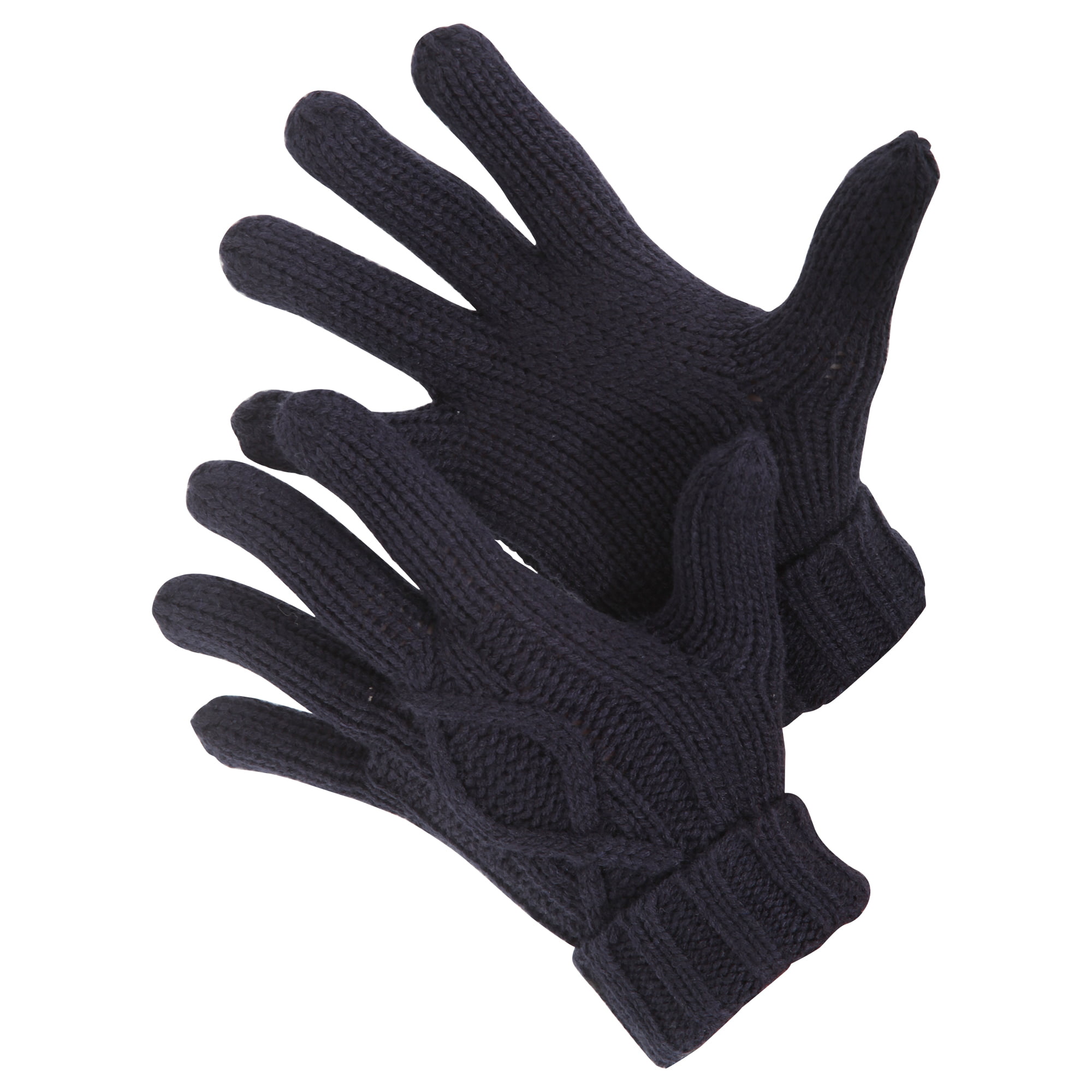 Mens Cable Knit Winter Gloves GL583 