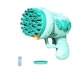 thumbnail image 1 of HTHLVMD Light-Up Bubble Blower, Party Bubble Machine, Large Bubble Toy, Automatic Bubble Device, 44-Hole Bubble Blaster With Lights, High-Output Bubble Maker With Solution and Dipping Tray, Green, 1 of 6
