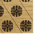 thumbnail image 2 of Linon Home Décor Elegance Area Rug Collection, Beige and Brown, 8' x 10', 2 of 6