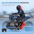 thumbnail image 4 of Audífonos Labg Para Casco de Motos X5 Bluetooth FM impermeables negro, 4 of 5