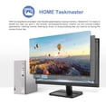 thumbnail image 3 of Lenovo IdeaCentre 3 Daily SFF Desktop, Intel Celeron G6900, 8GB RAM, 512GB SSD, Wi-Fi 6, Wired KB & Mouse, Bluetooth, HDMI, VGA, Windows 11 Home, Grey, 3 of 6