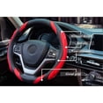 thumbnail image 3 of Funda de cuero para volante de coche - Universal (37-38 cm), transpirable y antideslizante, 3 of 5