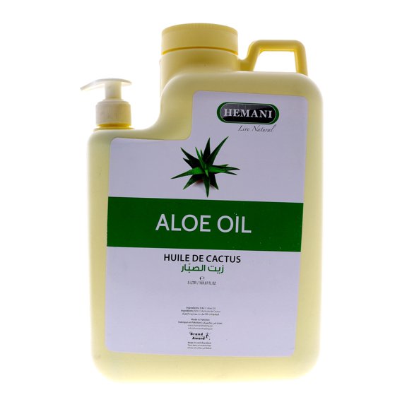 HEMANI Aloe Oil 5L (169 FL OZ) - Bulk Packing