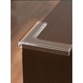 thumbnail image 3 of HCBY Baby Proof Corner Guards - 1 Pack Soft Edge Protectors for Furniture, Right Angle Safety Bumpers for Table, Desk, TV Cabinet, Transparent Removable Adhesive Padding for Baby Toddler Protection, 3 of 9