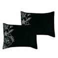 thumbnail image 3 of EvJk Luxury 7-Piece Comforter Set – Classic Black and White Floral Design, King, 3 of 6