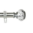 thumbnail image 2 of Central Design Products 1" Classic Single Curtain Rod, Silver, 2 of 3