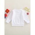 thumbnail image 4 of Bagilaanoe Toddler Baby Girl Boy Christmas Sweatshirt Long Sleeve Santa Print Pullover 6M 12M 2T 3T 4T Kids Fall Loose Tee Tops, 4 of 8