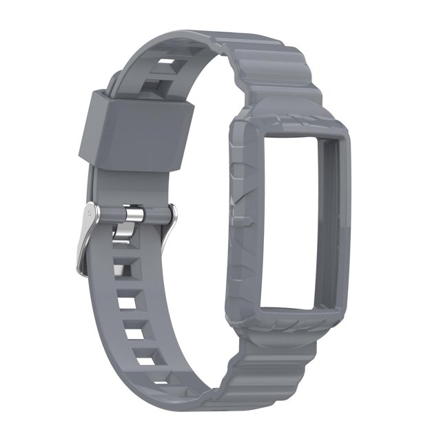 Pulsera de silicona cómoda jinwen para Charge5 / 4 / 4SE / 3 gris