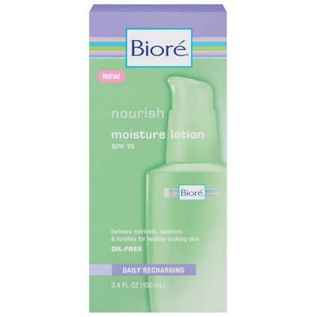 Biore Nourish SPF 15 Moisture Lotion, 3.4 FL OZ - Walmart.com