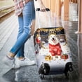 thumbnail image 3 of Happy New Year 2026 Great Pyrenees Holiday Balloons Party Snow Travel Luggage Cover Pyr Dog Lover Suitcase Dust Protective Decor - 13018, 3 of 5