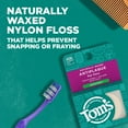 thumbnail image 2 of Toms Of Maine Naturally Waxed Antiplaque Flat Floss, Spearmint - 32 Yd, 2 of 6