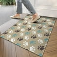 thumbnail image 4 of Paw Prints Door Rugs,Washable Non Slip Door Mats Indoor,Decorative Door Mats,Entry Mat Indoor for Entrance,Bedroom,Kitchen,Bathroom,17"x30", 4 of 6