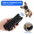 thumbnail image 4 of Handheld Dog Repellent, Electronic Animal Repellent, Ultrasonic Dog Trainer with Bright LED Flashlight Waterproof, Black, 4 of 10