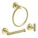 thumbnail image 4 of Paquete de 3 toalleros, toallero de baño, soporte de papel higiénico, accesorios de baño multiusos, montado en la pared para cocina, , , Oro Soledad estante de baño, 4 of 9