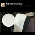 thumbnail image 3 of XUKEY 14.5" 15" Car Steering Wheel Cover Anti-Slip Wood Grain PVC Faux Leather, 3 of 10