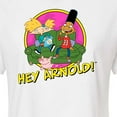 thumbnail image 3 of Hey Arnold! - Arnold and Friends - Juniors Cropped Cotton Blend T-Shirt, 3 of 5