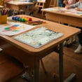 thumbnail image 6 of FORMRS A4 Clipboard Folder with Pen Holder Horizontal Foldable School Office Binder, Gray Marble Pattern, 6 of 9