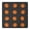 Halloween-218, variant on Halloween festive elastic border table cover specifically for 36x36 inch square tables, features stretch fabric with seasonal ghost and pumpkin designs