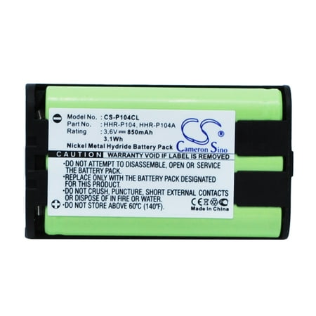 850mAh HHR-P104 HHR-P104A P104A/1B TYPE 29 Battery for Panasonic KX-FG5210 KX-TG5452M KX-TGA541W KX-FG5212 KX-TG5651S