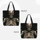 thumbnail image 2 of Balery Cyber Skeleton With Tattoos Bolsa de Mano para Mujeres con Cremallera, Bolsa de Gimnasio con Compartimentos, Bolsa para Laptop, Bolsa para Trabajo, 2 of 7