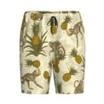 thumbnail image 4 of Fotbe Monkeys and Pinealpples Pajama Shorts for Men, Men's Pajama Bottoms, Sleepwear,Short Pajama Pants-Large, 4 of 9